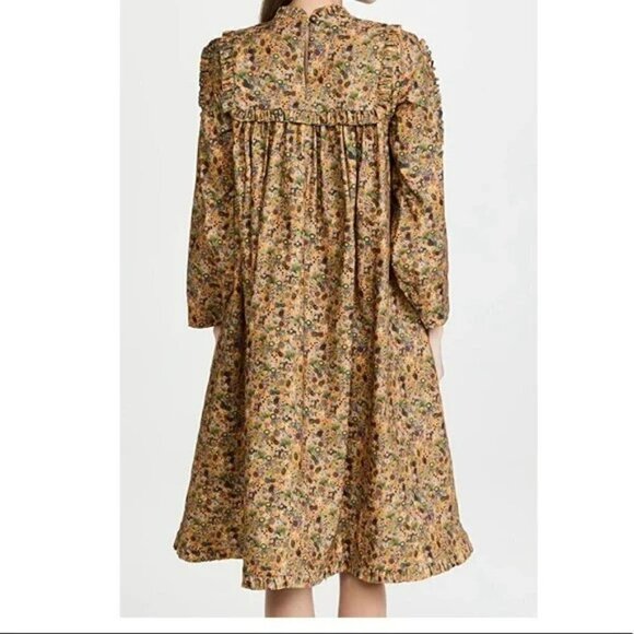 Kika Vargas Hertha Dress in Yellow Floral - Picture 3 of 16